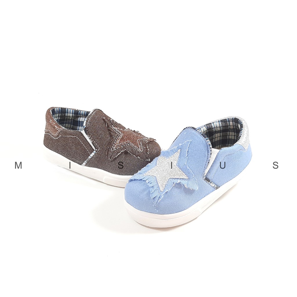 Sepatu Slip On Anak Usia 1 2 3 4 5 6 7 8 Tahun STARSHIP