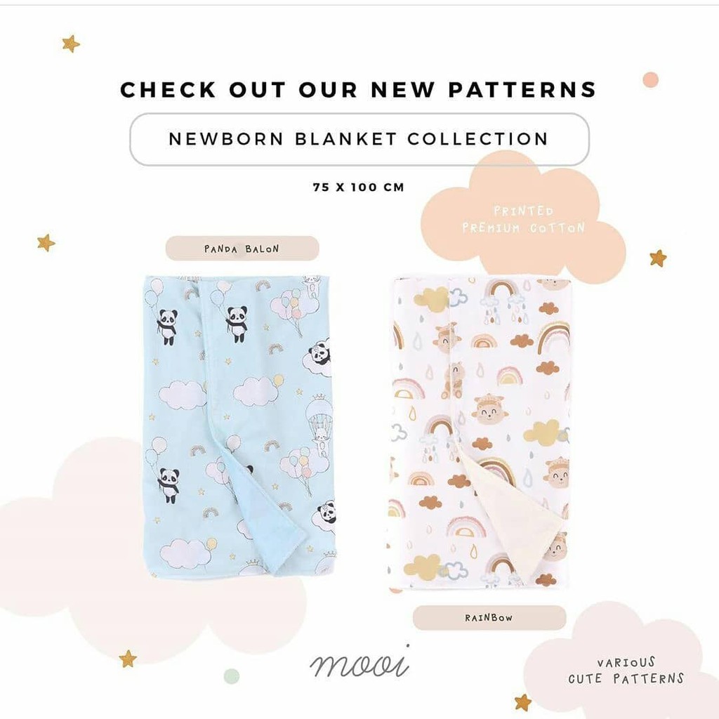 MOOI NEWBORN BLANKET / SELIMUT BAYI