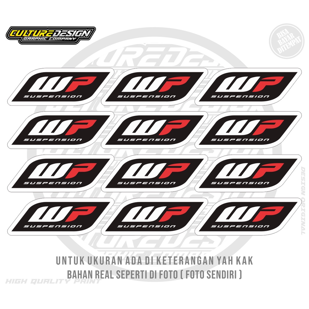 STICKER WP SUSPENSION
