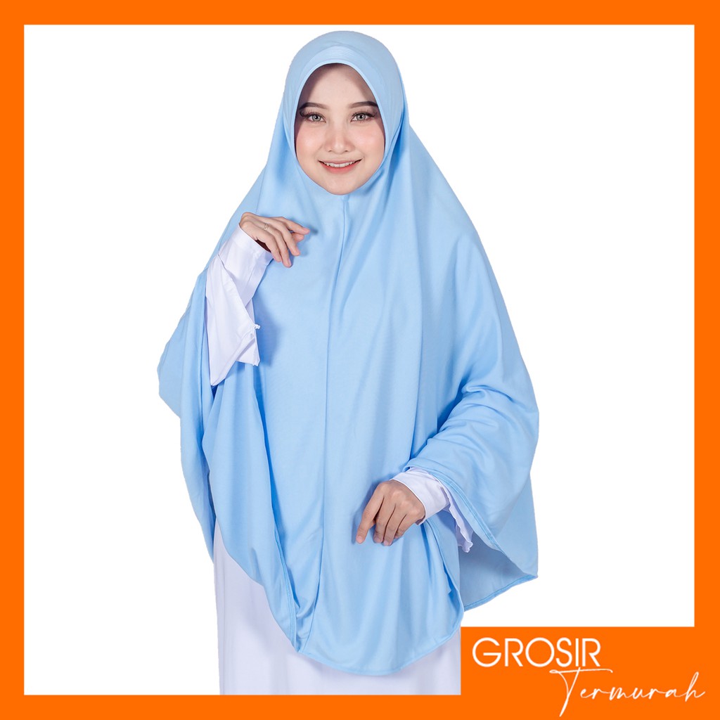 Terlaris..Jilbab Instan ASHA Super Jumbo | Hijab Instan Kaos Bergo Kerudung Bergo
