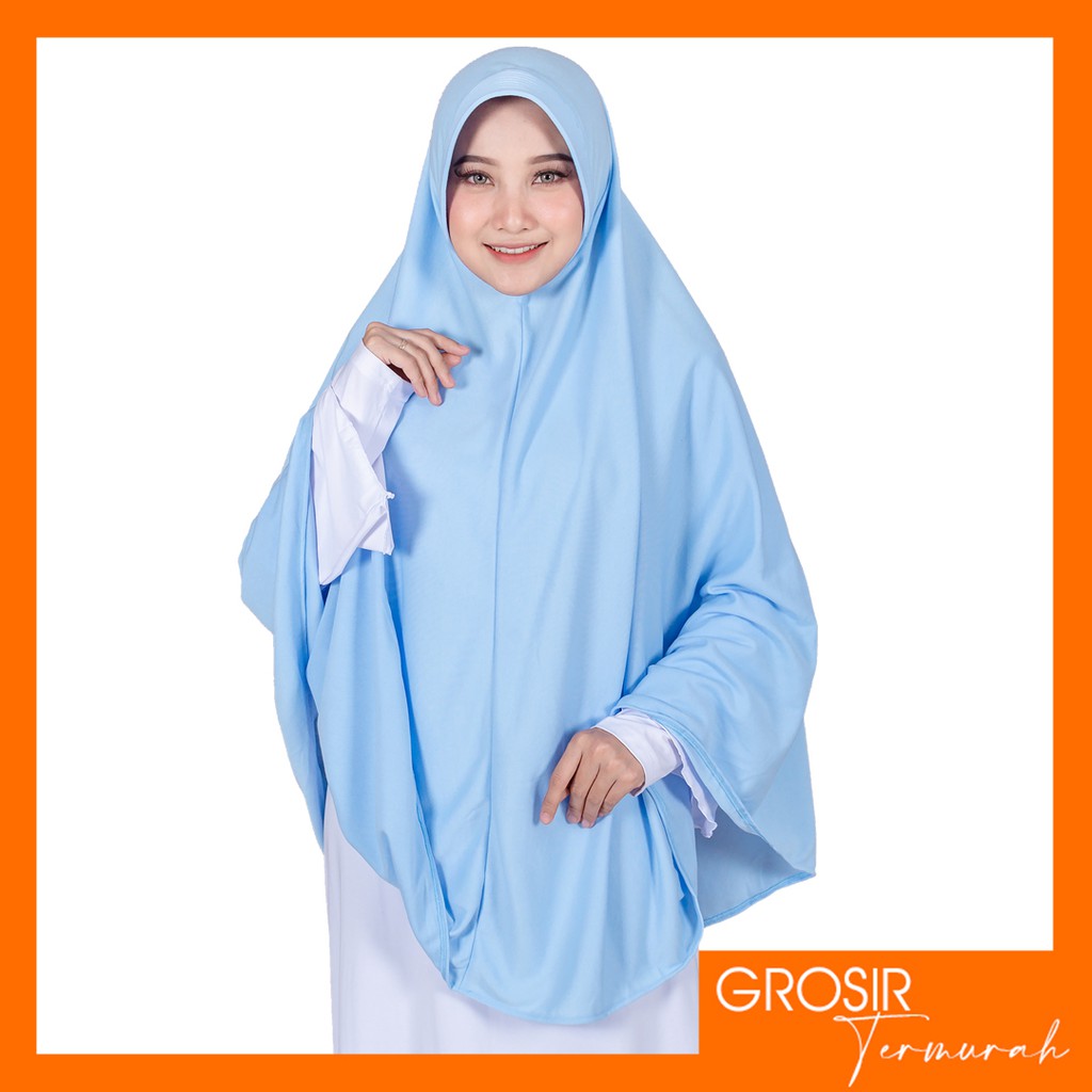 Terlaris..Jilbab Instan ASHA Super Jumbo | Hijab Instan Kaos Bergo Kerudung Bergo