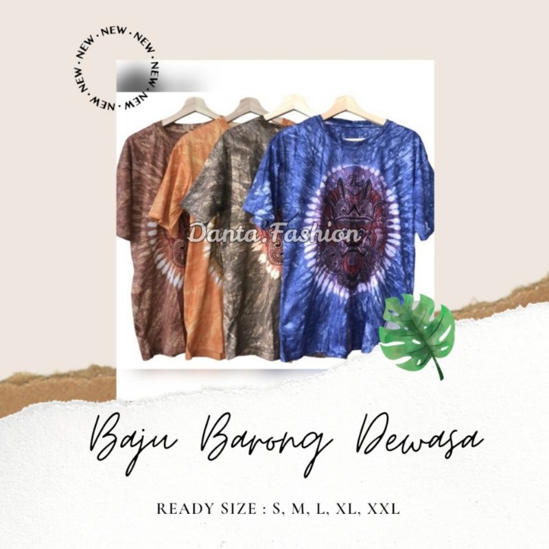 Kaos Kaos Pria Kaos Dewasa Kaos Dewasa Size XL Kaos Barong Khas Bali Atasan Barong Kaos Atasan Dewas