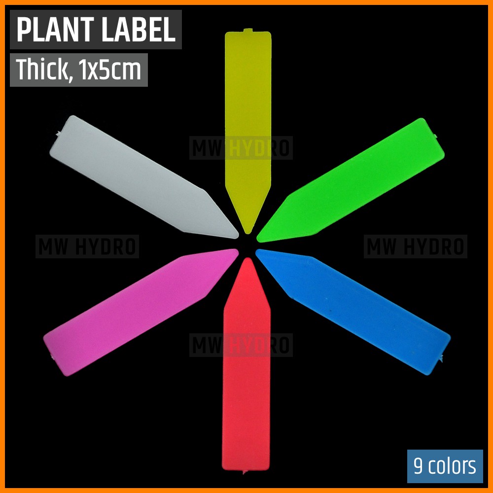 Thick Plant Label Name Tag - Label Penanda Tanaman Tebal, Model Straight - Lurus 1x5 cm