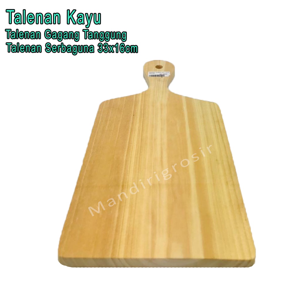 Talenan Gagang Tanggung *Talenan Kayu * Talenan Serbaguna *Uk.33x16cm