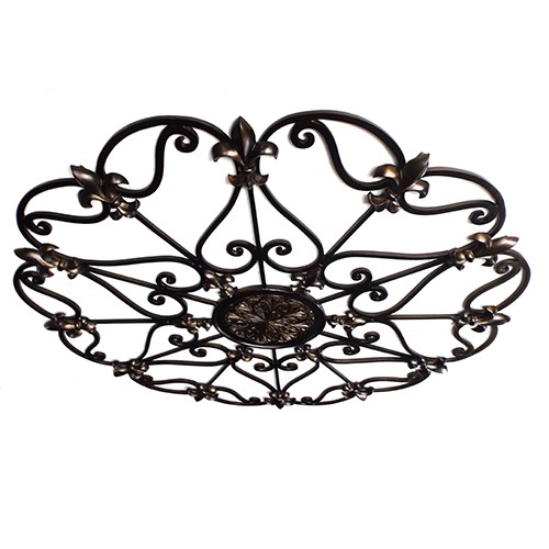 45" Ceiling Medallion / Dekorasi Plafon Rumah - Acanthus/Fleur De Lis
