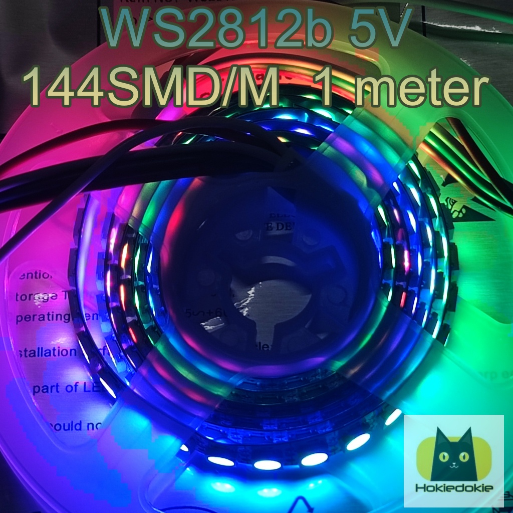 LED STRIP WS2812B WS2812 5V 1M 144 Piksel 144SMD/M Addressable