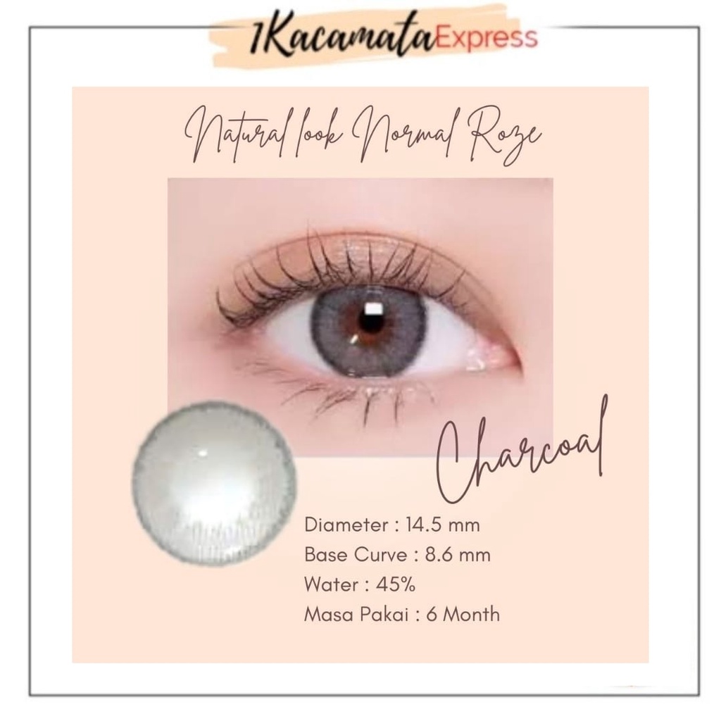 SOFTLENS WARNA NORMAL NATURAL LOOK ROZE