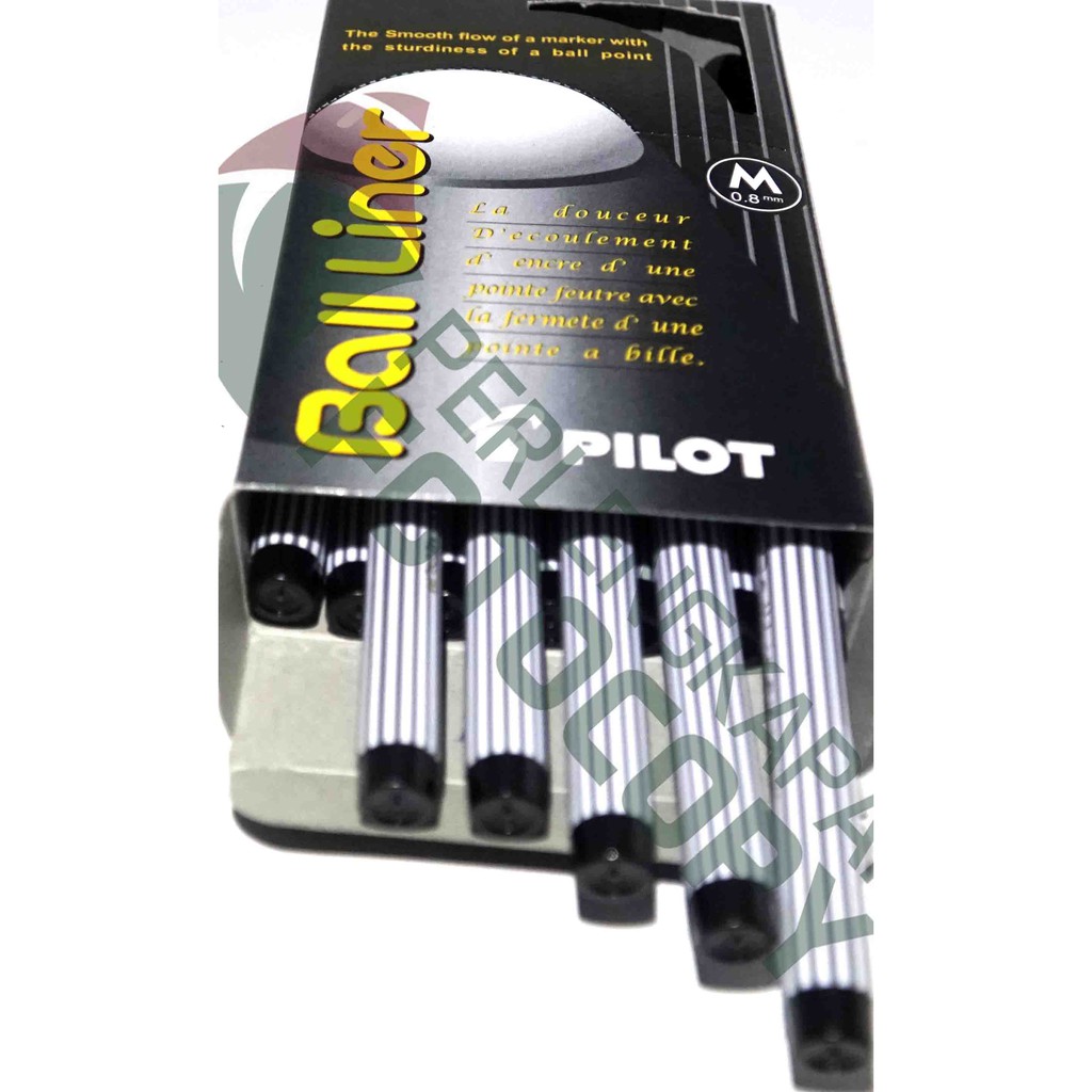 

Ballpoint/Pulpen Pilot Ball Liner Medium 0.8mm 1 Pcs Termurah
