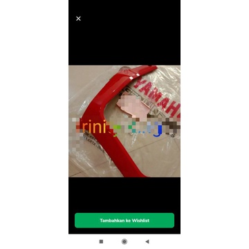 Mole Side Cover sebelah Kanan/kiri satuan x ride Xride 125 merah ori