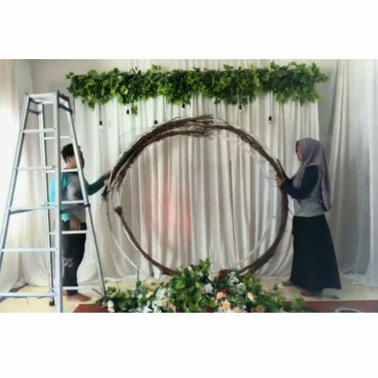 Akar Manon untuk Dekorasi Nikahan Kualitas SUMATERA / Ring Besi / Rustic