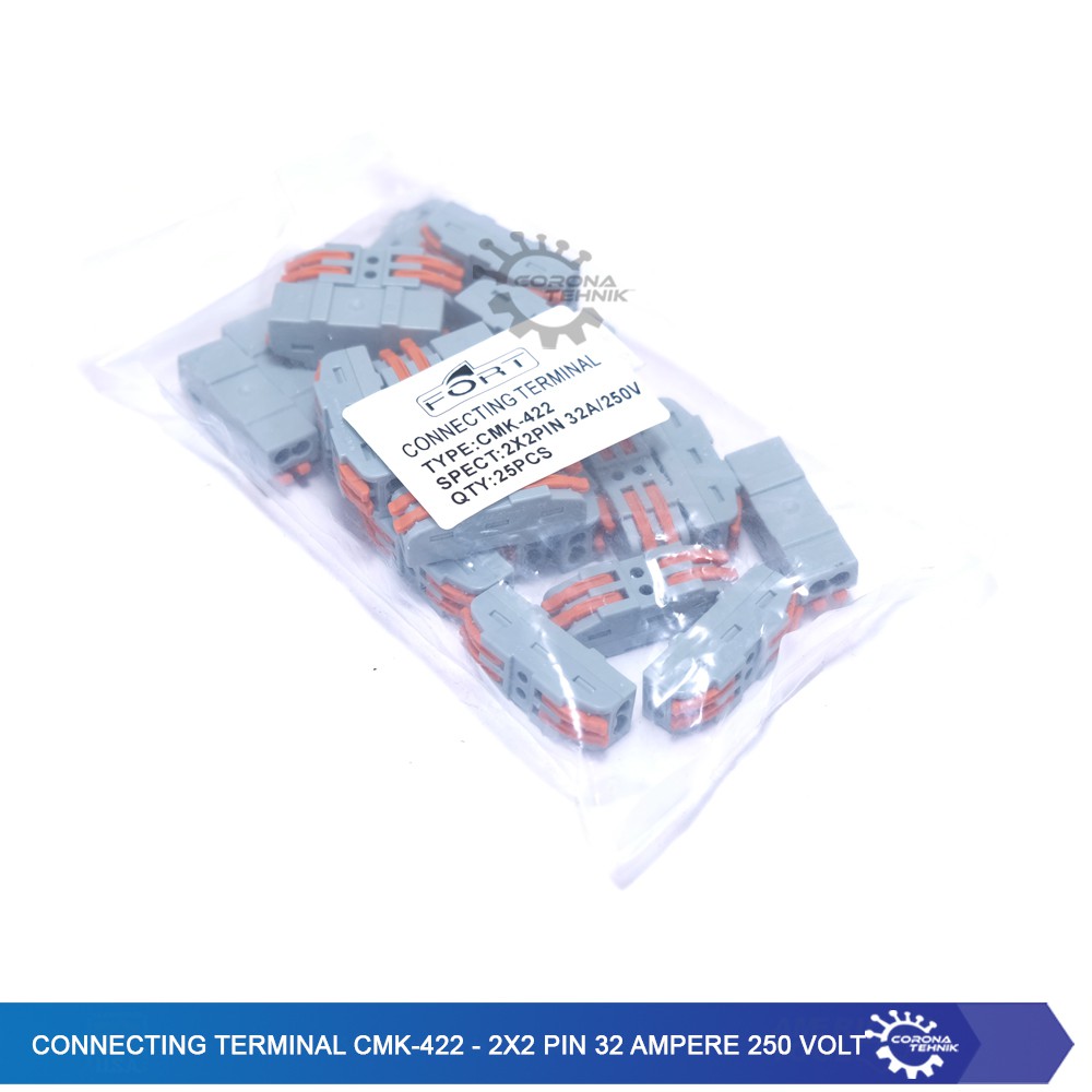 Connecting Terminal CMK-422 - 2x2 Pin - 32 Ampere 250 Volt