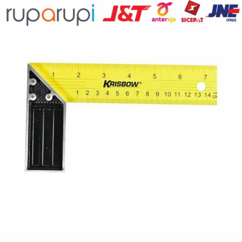 

Krisbow Penggaris Siku Besi 15 Cm