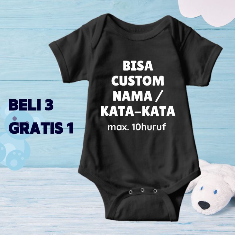 Jumper Bayi  Custom  Nama Kaos Bayi  Custom  Nama Baju  Bayi  