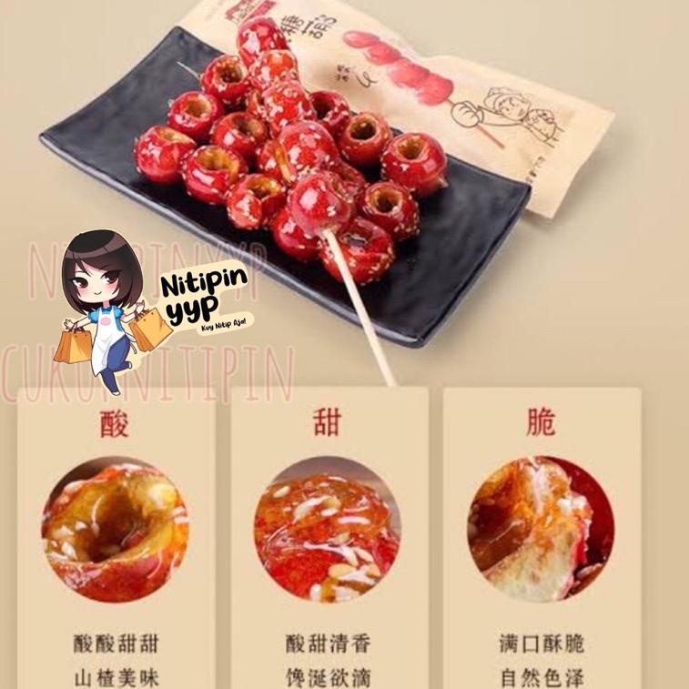 

Terupdate.. [BEST SELLER] China BingTang HuLu - Chinese Sugar-Coated Hawthorn Berry Fruit Sticks (25gr) HS0