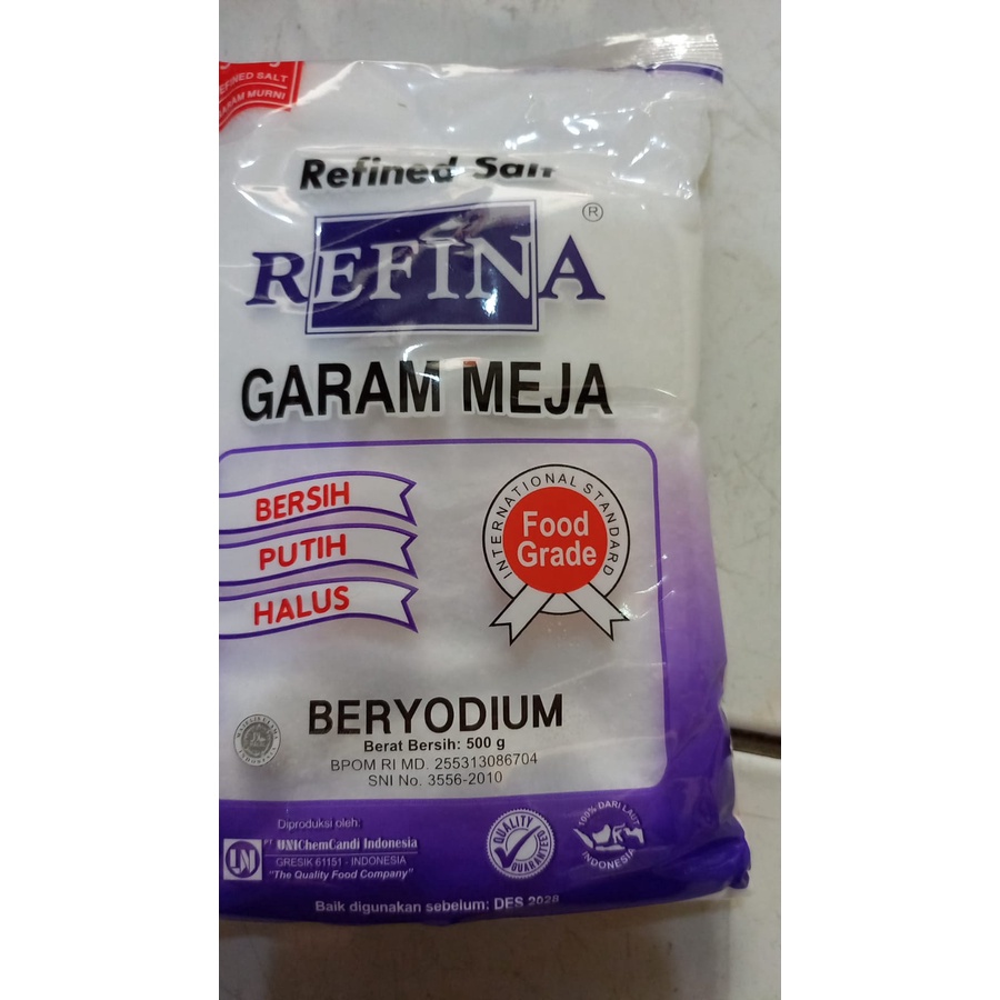 Garam Refina Refill 500 gr gram g / 500gr / 500gram