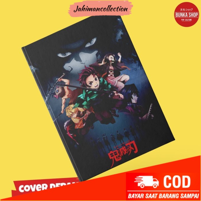 

✨ BISA COD ✨ Notebook Anime Kimetsu no Yaiba C Hardcover Buku Catatan Murah