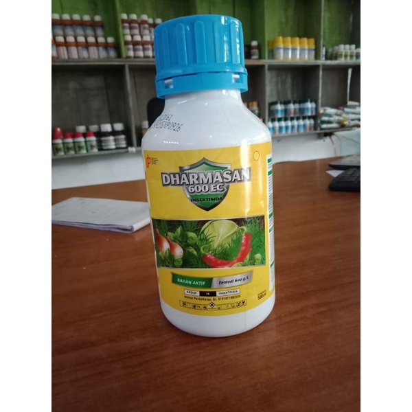 OBAT HAMA ULAT DHARMASAN 600 EC INSEKTISIDA ISI 500ML kemasan baru