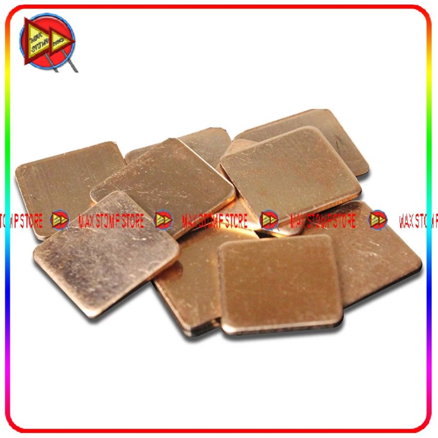 Plat Segi Blok Lempengan Tembaga 15mm