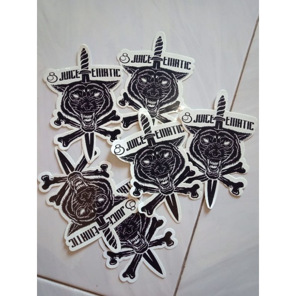 sticker JUICE EMATIC - sticker ORIGINAL100% - JUICE EMATIC ORIGINAL. (harga persatu sticker)