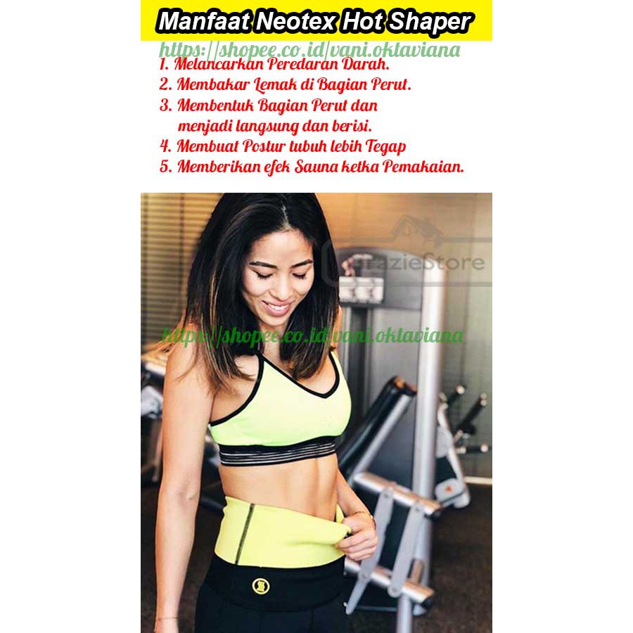 [BISA COD] Korset Pelangsing Neotex Hot Shaper Slim Waist Penghancur Pembakar Lemak Perut Tebal