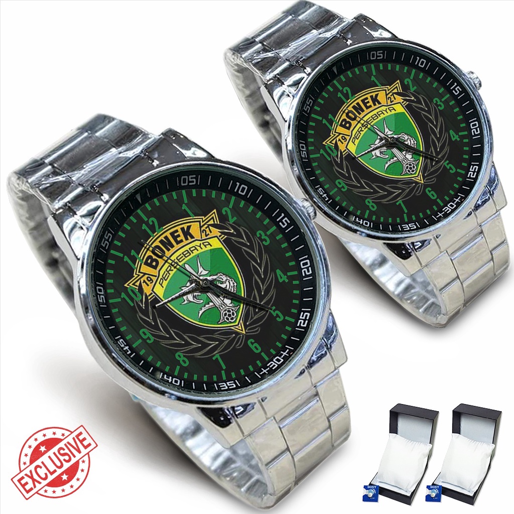 Jam Tangan Rantai Couple PERSEBAYA 1927 -3 (Awesome)