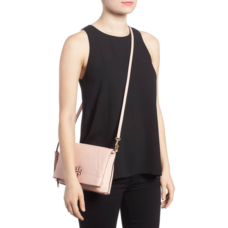 Tas Wanita Tory Burch Mcgraw Foldover Crossbody Original