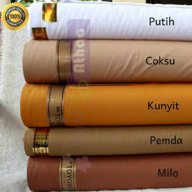 Kain TOYOBO PREMIUM. Kain  Katun Toyobo. Bahan Toyobo Premium. Katun Toyobo Polos