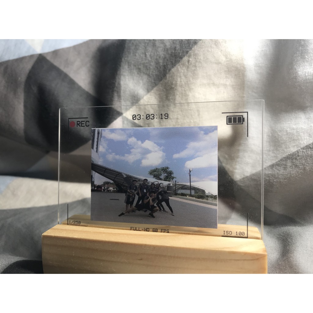 

Acrylic "Recording" Frame