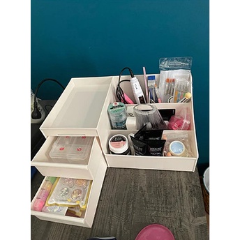 RAK KOSMETIK DRAWER / KOTAK PENYIMPANAN MAKE UP COSMETIC STORAGE DRAWER BOX / KOTAK MAKEUP LACI RAK MAKEUP LACI