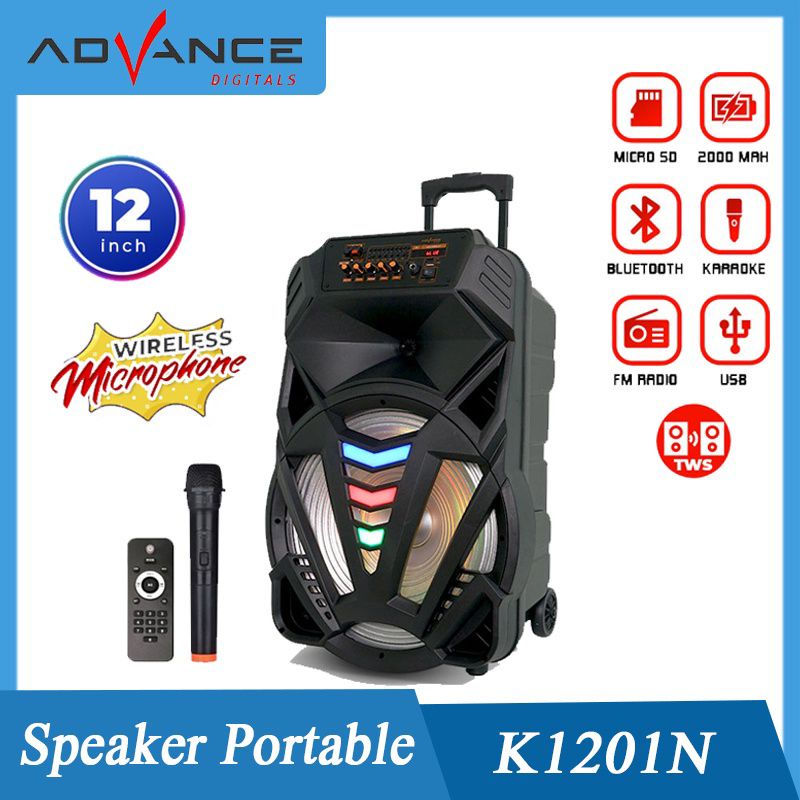 Advance speker meeting k1201 speker 12inch speker bluetooth