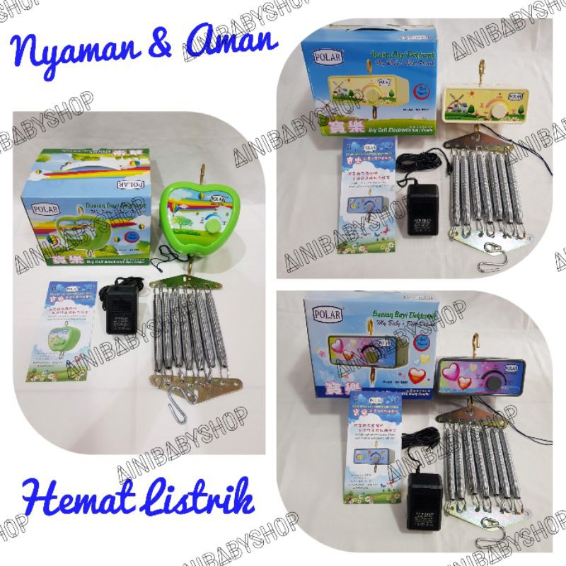 Ayunan Tiang Bayi Elektrik Polar Basic Poma Basic Snow Baby Basic