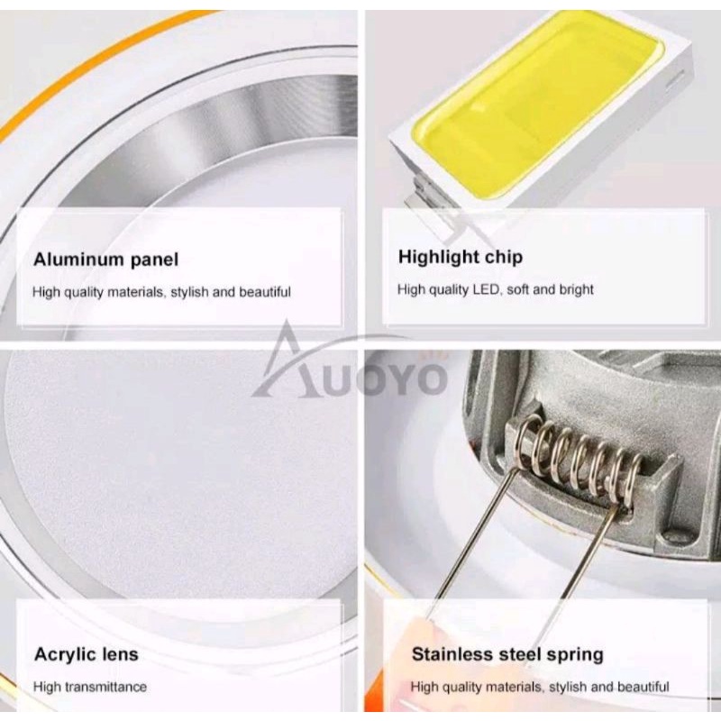 LAMPU DOWNLIGHT 3 WARNA 5W 5 WATT / LAMPU DOWNLIGHT LED 3 WARNA 5W 5 WATT / LAMPU DOWNLIGHT LED 5W