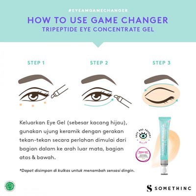 SOMETHINC GAME CHANGER Tripeptide Eye Concentrate Gel 20ml