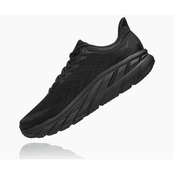 hoka clifton 7 triple black