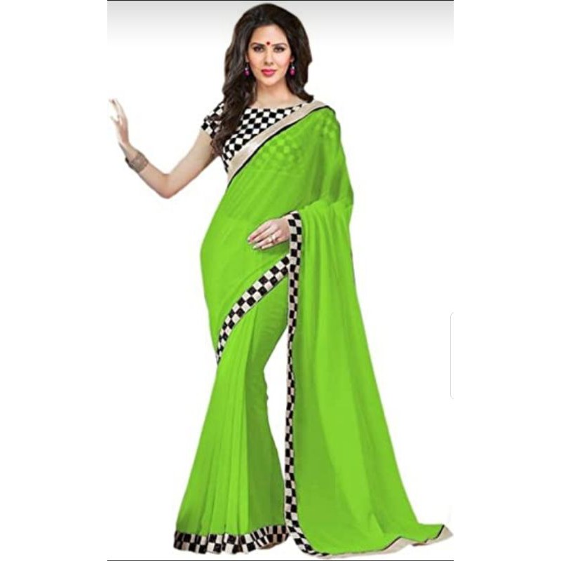 saree India modern murah set choli