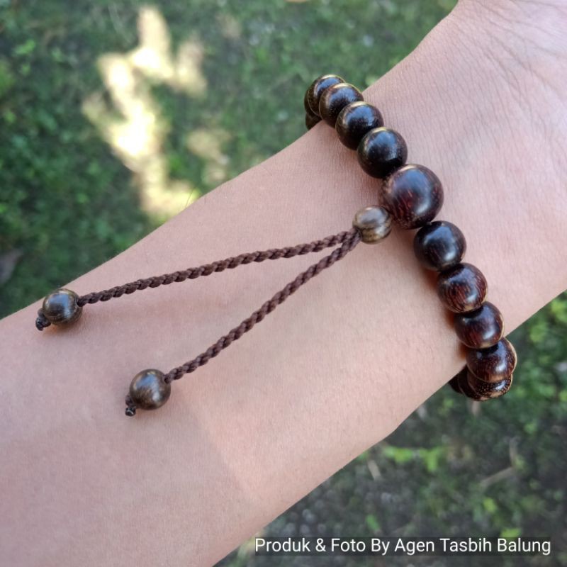 Gelang Kayu Galih Asem Size 6-8mm Galih Asem Asli