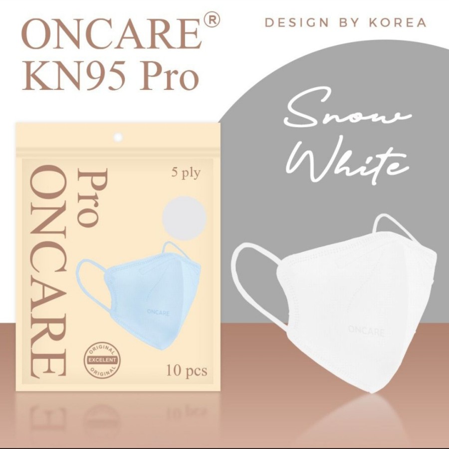 BEST KN95 PRO ONCARE ISI 10 - MASKER KN95 PRO 5PLY ONCARE EMBOS ORIGINAL PREMIUM KOREA DESIGN - BY ONCARE