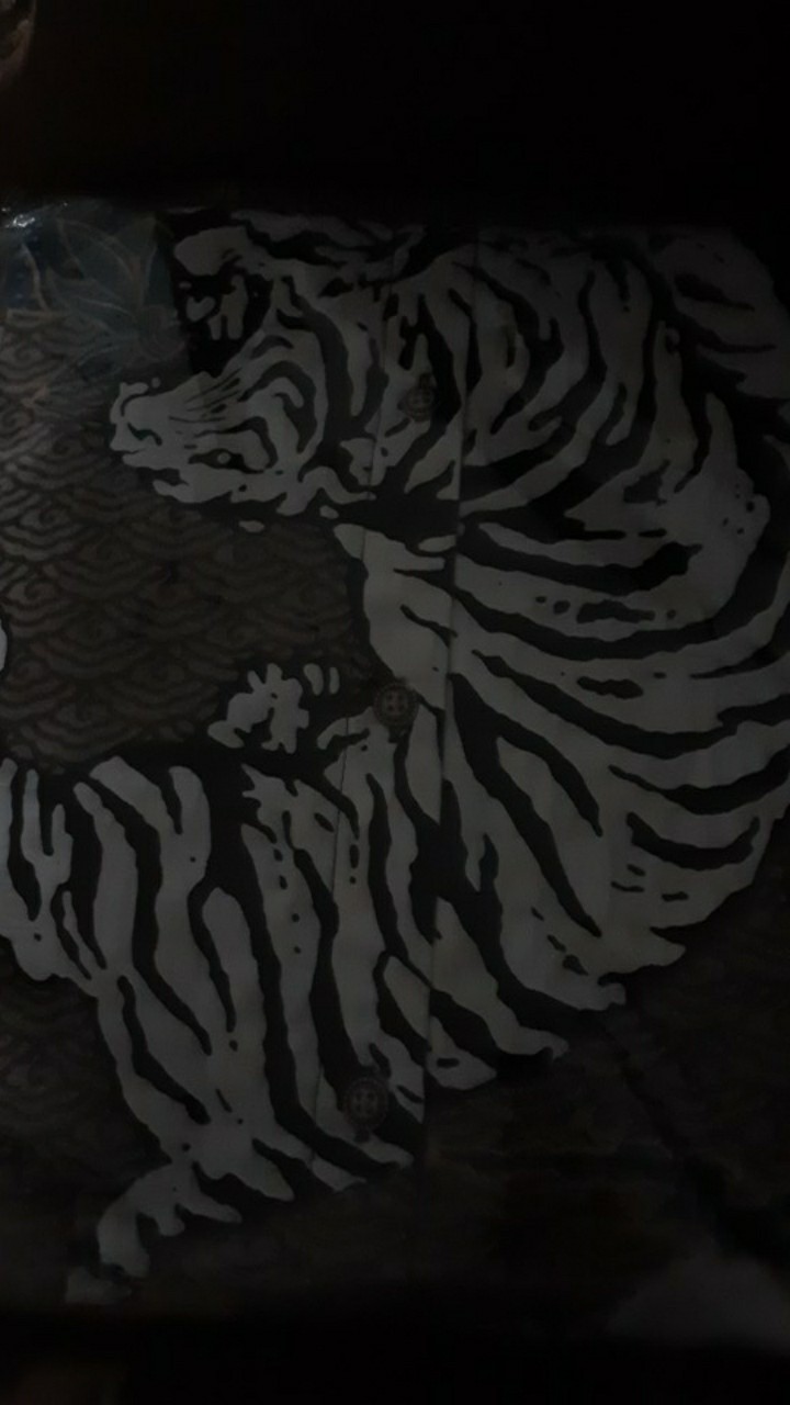 M231 Kemeja Pria Batik Panjang Coklat 1726a