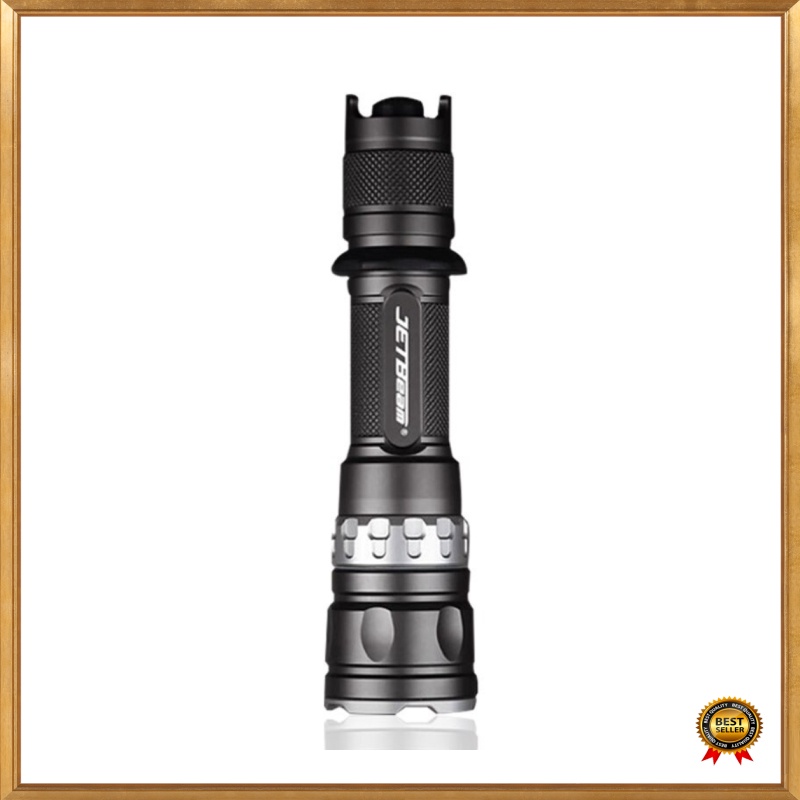 JETBeam RRT2 Raptor Flashlight Senter Tactical LED Luminus SST-70 2080 Lumens - Black Berkualitas