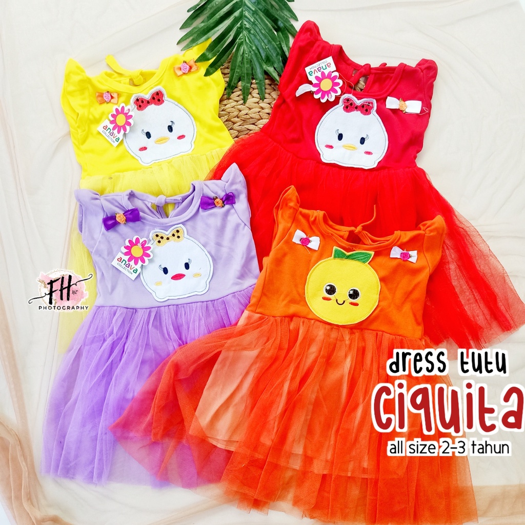 Dress Tutu Anak Perempuan 2-4 tahun