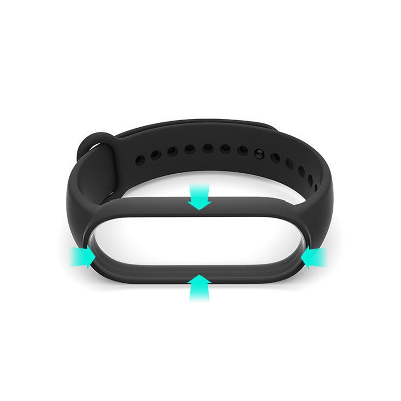 Strap Mi Band 3/4/5/6 Tali silikon Smartband bracelet strap Replecement Strap