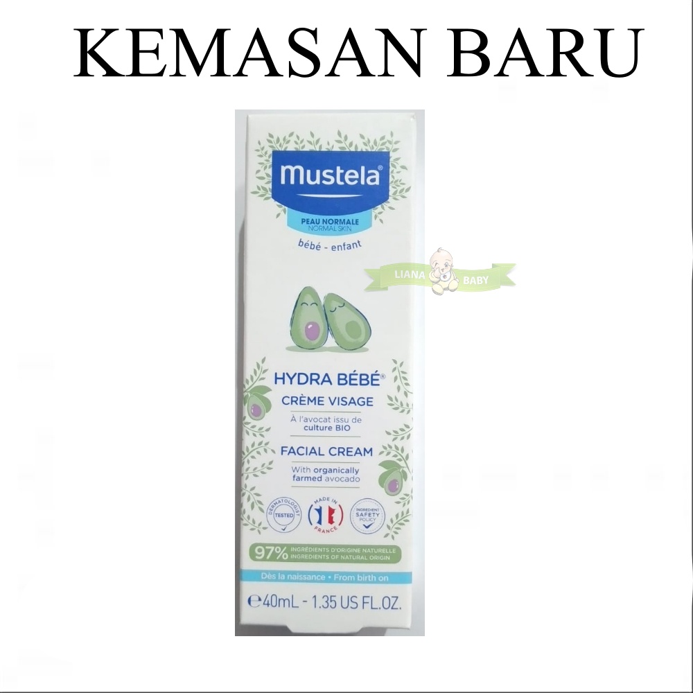 Mustela Hydra bebe Facial Cream 40ml / CREAM WAJAH BAYI (Exp 6 2025)