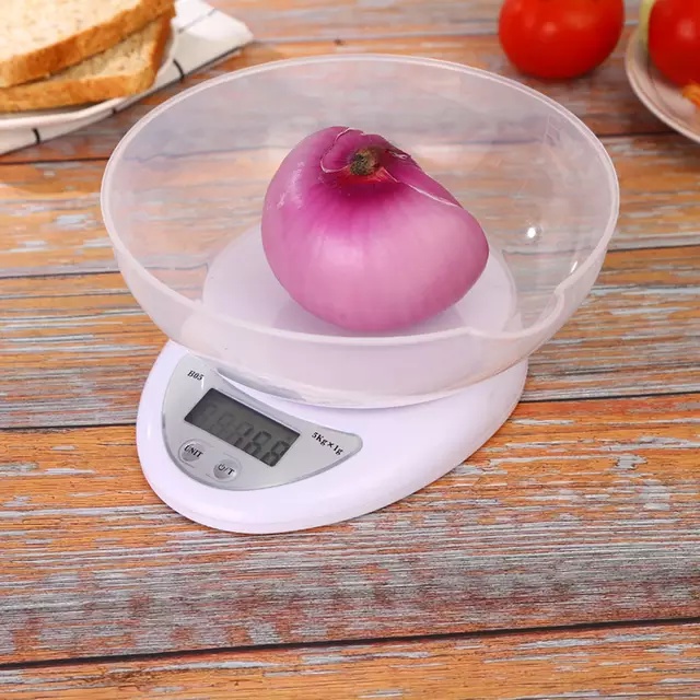 Timbangan Dapur Digital Mangkok - Timbangan Kue Bumbu Dapur Gula Mangkok Mangkuk Digital 5 Kg 10 Kg B05 SF400