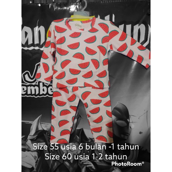 PIYAMA ORGANIK ANAK IMPORT