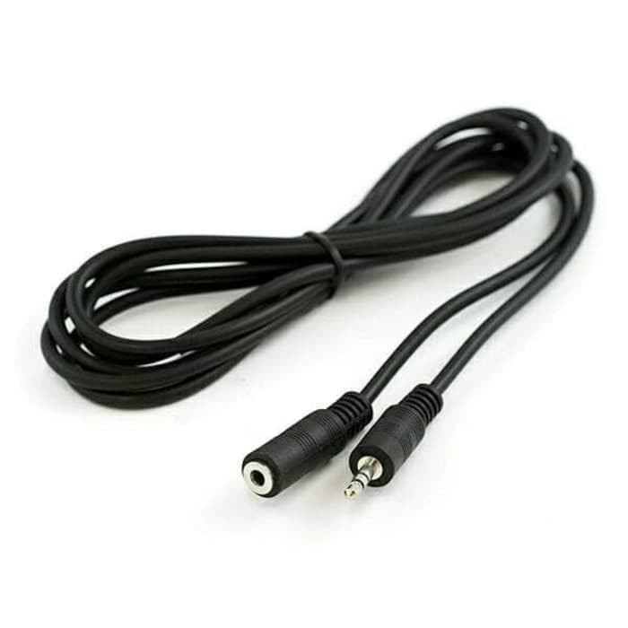 Kabel Audio Extension 1.5m - Kabel Perpanjangan Aux - Audio Jack 3.5mm