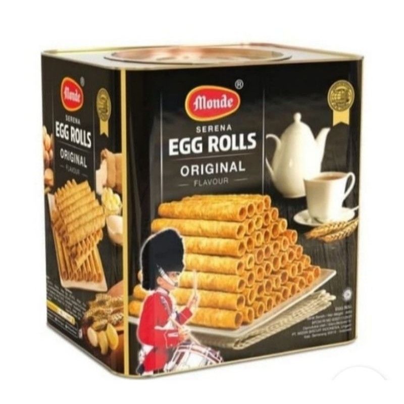 

Monde Serena Egg Rolls 600gram/Biskuit Monde Serena Egg Roll Kaleng 600g/Monde Egg Rolls 600gr/Monde Egg Roll 600gr