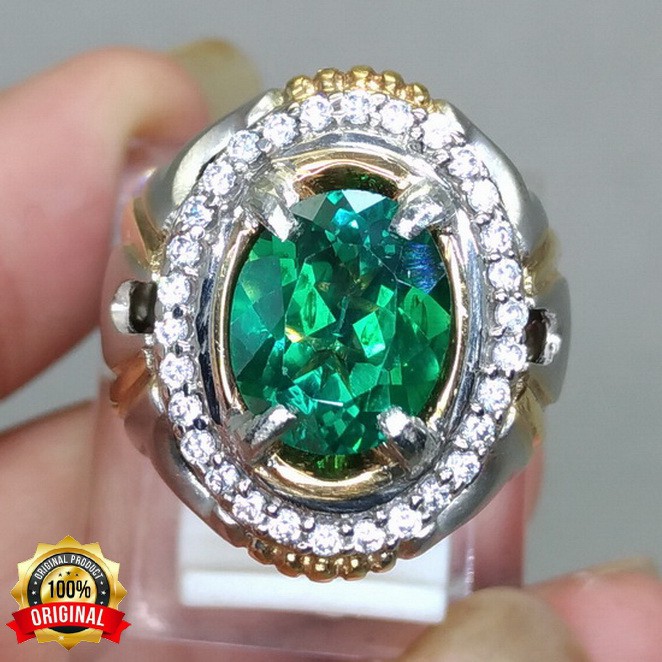 BATU AKIK NATURAL GREEN TOPAZ HIJAU ASLI