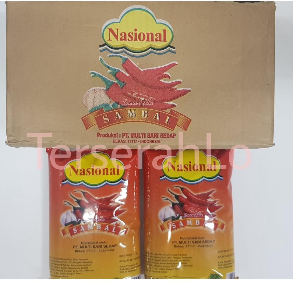 

12.12 TERLARIS Saus / Saos Sambal Nasional 1 Kg Asli Original Harga Diskon Promo di Terserahlo Terse