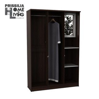 Prissilia Home Living State Lemari Pakaian Kayu Portable Prissilia Home Living State Lemari Pakaian Kayu Portable