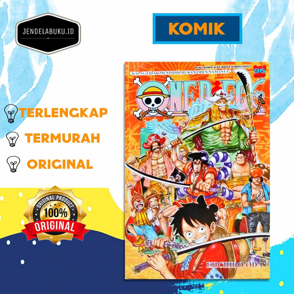 One Piece Vol 96 Eichiro Oda Elex Media Komputido Shopee Indonesia